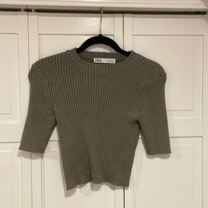 Zara cropped sweater